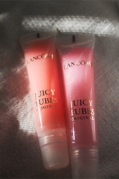 Luscious Lips: Lancôme Juicy Tubes - A Splash of Color and Shine! 💄💋 #LancomeJuicyTubes #BeautyEssentials Lancôme Juicy Tubes, Juicy Tubes Lip Gloss, Lancome Juicy Tubes Aesthetic, Tube Lip Balm, Juicy Tubes Lancome, Lancome Lip Gloss, Lancome Juicy Tubes, Balm Packaging, Juicy Tubes