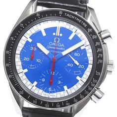 OMEGA Speedmaster Racing Schumacher 3510.81 blue Dial AT Men's Watch_774125 Product Details Brand OMEGA Model Speedmaster Racing Schumacher Gender Men's Material Stainless Steel / leather Dial color blue Movement Automatic Ref Number 3510.81 Serial Number 5716**** Functions Chronograph、Small seconds Accessories No accessories Case size About 39mm (1.5inch) (not including the crown) Wrist size About 19cm (7.5 inch) Lugs width 18mm(0.7 inch) Frequency 28800 Keeping time -5 sec/day(measured value) Blue Chronograph Watch With Analog Display For Formal Occasions, Luxury Blue Chronograph Watch With Analog Display, Formal Blue Chronograph Watch With Tachymeter, Blue Chronograph Watch With Chronometer For Business, Blue Timeless Chronograph Watch, Timeless Blue Chronograph Watch, Blue Timeless Analog Chronograph Watch, Timeless Blue Analog Chronograph Watch, Blue Tachymeter Watch Accessories With Round Dial