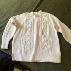 Abercrombie And Finch Cream Cable Knit Sweater- Very Soft! Never Worn. Fall 2023 Season Sweater. New And Excellent Condition. Size Small (Oversized Shape). Fall 2023, Walker Boots, Cable Knit Sweater, Fit N Flare Dress, Fit & Flare, Colorful Sweaters, Jean Coat, Trending Accessories, Trending Shoes