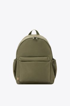 BÉIS 'The BÉISics Backpack' in Olive - Olive Green Laptop Backpack For Work & Travel Backpack For Work, Collage Items, Green Laptop, We All Make Mistakes, Water Bottle Holder, Water Bottle Holders, Trust Issues, Bottle Holder, Work Travel