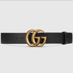 Pretty Much Brand New. Got A Little Dust Bag That Comes With It. I Got A Size 80cm In 1.5” Width. Had It Adjusted, So I Can Wear It High Waisted. My Waist Is 25.5inches. Will Fit An Xs-M Size In My Opinion. This Is A 100% Authentic Gucci Belt. No Damage Or Scratches Of Any Kind. The Buckle Is Not Shiny. Designer Black Belts With Gold-tone Logo Plaque, Designer Black Belt With Gold-tone Logo Plaque, Chic Black Belt With Gold-tone Logo Plaque, Gucci Formal Belt With Metal Logo, Elegant Black Belt With Gold-tone Logo Plaque, Chic Gucci Belt For Formal Occasions, Gucci Luxury Belts For Formal Occasions, Luxury Gucci Belts For Formal Occasions, Gucci Luxury Belt For Formal Occasions