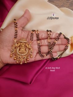 Laxmi Mangalsutra Designs, Muthyala Haram Designs Gold, Nalla Pusalu Designs Latest Short, Pretty Gold Necklaces, Wedding Jewelry Sets Bridal Jewellery, Neck Pieces Jewelry, Gold Bangles For Women