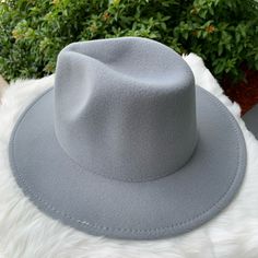 Gray/White Fashionable Ombr Wide Brim Hat. White Ombre, Wide Brimmed Hats, Brim Hat, Wide Brimmed, Gray White, Grey And White, Women Accessories, Hats, Grey