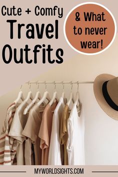 This post is all about airplane outfits and what to wear on a plane. Read all about travel outfits, flight outfits, and airport outfits. Learn more about comfy travel outfits at myworldsights.com