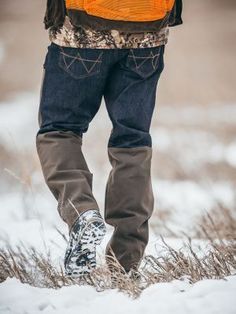 MADE FOR REAL OUTDOORSMEN Function comes first in our ATG by Wrangler™ collection, and our Upland pants are no exception. Equipped with features such as reinforced leg panels, a utility knife pocket, and our durable, water-repellant finish, these pants are made for serious outdoorsmen looking for clothes that keep up through whatever nature has in store. Whether you're wading across streams or making your way through muddy grounds, these pants help keep you dry so you can keep moving in comfort. Utility Jeans With Belt Loops For Outdoor, Outdoor Dark Wash Bottoms With Pockets, Outdoor Straight Leg Denim Bottoms, Outdoor Dark Wash Denim Bottoms, Straight Leg Denim Pants For Outdoor, Straight Leg Denim Bottoms For Outdoor, Rugged Outdoor Pants With Hip Pockets, Rugged Straight Leg Outdoor Pants, Rugged Straight Leg Pants For Outdoor