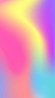 a blurry image of an orange and blue background with pink, yellow, and green colors