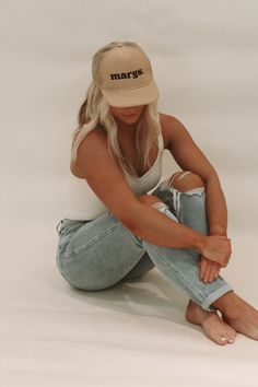 Custom embroidered margs Dad hat & Trucker hats Affordable Wide Brim Trucker Hat For Summer, Cheap Casual Women's Trucker Hat, Casual Cheap Trucker Hat With Short Brim, Brimmed Hat Outfit, Trucker Hat Outfit, Cutesy Outfit, Pearl Bride, Trendy Hat, Dad Cap