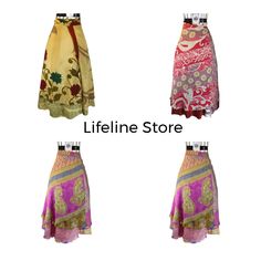 Express Shipping Free 100% Buyer Satisfaction We have bulk quantity of silk and cotton long skirts if you need more then please share your requirements Size: Long length (36 inch) Width: Fit up to 44 inches waist. Waist: Flexible Wrap Around style 1. We Ship the Orders Item Within 1-2 Business Days After Receiving Order/ Payment. 2. We're using Best services like FedEx Express, DHL, and Express Aramex Express & India Post for best shipping for you. 3. Country's Custom Duties, Taxes & Charges are Traditional Long Wrap Skirt For Spring, Traditional Wrap Skirt For Spring, Traditional Tiered Wrap Skirt With Lining, Bohemian Silk Wrap Skirt For Summer, Traditional Tiered Wrap Skirt For Summer, Traditional Summer Tiered Wrap Skirt, Bohemian Multicolor Silk Skirt, Multicolor Silk Bohemian Skirt, Long Silk Wrap Skirt With Lining