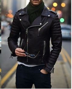 Leather jacket for Mens new fashion, Biker Leather Jacket Black Motorcycle Jacket, Mens Leather Jacket, Biker Coat, Motorcycle Jacket Mens, Lambskin Leather Jacket, Men's Leather Jacket, Jackets Men Fashion, Men's Jackets, Biker Leather