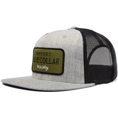 Troll Co. Premium Snapback FABRIC: Acrylic-Wool Blend/Polyester MeshVISOR: FlatSWEATBAND: CottonFIT & SIZE: Adjustable Snapback-One Size Fits Most Gray Urban Style Snapback Hat, Urban Gray Adjustable Snapback Hat, Gray Adjustable Urban Snapback Hat, Adjustable Gray Flat Bill Trucker Hat, Adjustable Gray Trucker Baseball Cap, Adjustable Gray Trucker Hat With Flat Bill, 12 Hour Shifts, Country Hats, Dope Hats