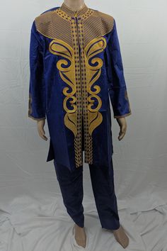 Embroidered African Brocade Kaftan/dashiki and pant outfit as shown Note: If you are purchasing more than two items, contact us for cheaper shipping rates, thank you... Brocade Kaftan, African Ankara, African Wax Print, Black And White Abstract, Wax Print, Mens Costumes, Pants Outfit, Pink Floral, Primary Colors