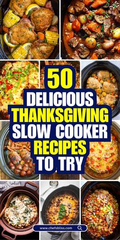 50 delicious thanksgiving slow cooker recipes to try