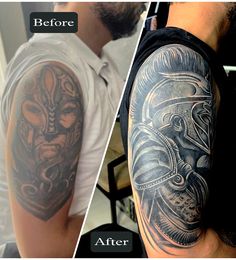 Coveruptattoo Cover Up Tattoos Before And After, Tattoo Coverup, Coverup Tattoo, Men Tattoos Arm Sleeve, Japan Tattoo Design, Watch Tattoos, Japan Tattoo