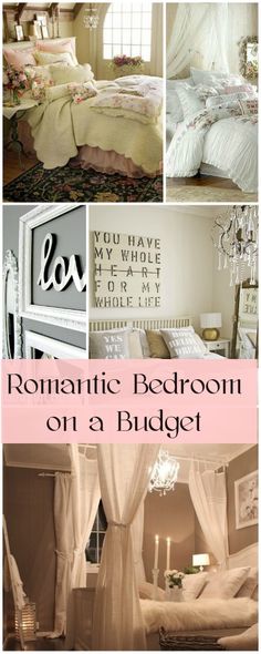 the romantic bedroom on a budget