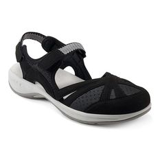 If you love hiking or a casual stroll, you'll love these Easy Spirit Elora women's closed toe sandals.Click this FOOTWEAR GUIDE to find the perfect fit and more! If you love hiking or a casual stroll, you'll love these Easy Spirit Elora women's closed toe sandals. Click this FOOTWEAR GUIDE to find the perfect fit and more! FEATURES Contoured padded insole and an easily adjustable closure for the fit and feel you prefer Provides arch supportDETAILS Fabric upper and lining Foam and EVA midsole Rub Easy Spirit Shoes, Closed Toe Sandals, Hook And Loop Tape, Easy Spirit, Toe Sandals, Shoe Size Chart, If You Love, Gender Female, Age Group