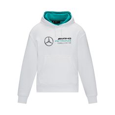 Mercedes AMG Petronas F1 Women's Oversized Hoodie - Black/White Hoodies Mercedes AMG Petronas XXS White Steve Mcqueen Le Mans, Amg Petronas F1, Fall Crewneck Sweatshirt, Womens Oversized Hoodie, Mercedes Amg Petronas, Petronas F1, Team Green, Races Outfit, Amg Petronas