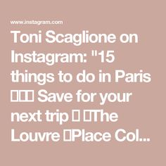 an instagram with the words,'toi sacolone on instagram 15 things