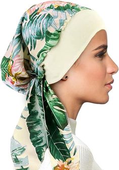 PRICES MAY VARY. Bamboo Viscose Fabric--natural,lightweight and stretchy,Soft like silk and smooth like milk,make sensitive scalp cool in summer and warm NOT HOT in winter. chemo headwear for women:The turban provides total head coverage (Head circumference about: 55-60 cm /21.65-23.62 inches), perfect for women undergoing hair loss due to chemotherapy treatments, Alopecia or other medically related hair loss. It is made specifically to be worn by women who have little to no hair.DIY many tie wa Head Scarfs For Bald Women, Silky Soft Hair, Chemo Head Scarf, Chemo Gifts, Chemo Headwear, Hair Diy, Hair Turban, Bald Hair, Bald Women