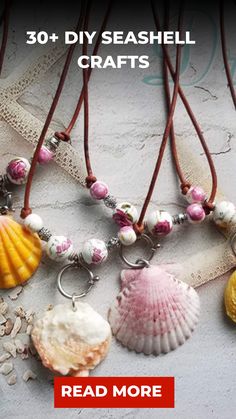 30+ DIY Seashell Crafts Seashell Crafts Diy, Beach Art Crafts