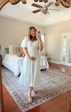 Church Dress, Church Outfit, Modest Dress, Summer Floral Dress, Modest Fashion, Midi Dress, Floral Dress, Summer Dress, Blue Floral Dress, Baby Shower Dress, Puff Sleeve Dress, Spring Dress, Church Outfit Inspo Floral Dress Modest, Dress Church Outfit, Cute Feminine Outfits, Outfit Modest, Summer Floral Dress, Christian Church Outfit, Feminine Outfits, Shower Dress