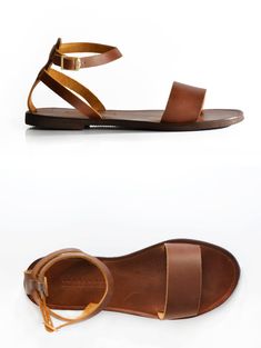 A casual sandal is topped with high quality leather straps, giving a chic and elegant style. Additional strap on heel offers extra stability, making an all-day comfort sandal. *The sandals in the images are in Dark chocolate brown leather. * Finest Quality Leather Genuine leather that comes from the island of Crete and it is famous for it's superior quality and uniqueness is picked one by one for our leather sandals. Ancient greek sandals were inspired and first created there. * Flexible Vibram Classic Ankle Strap Slingback Sandals For Summer, Chic Brown Sandals With Adjustable Strap, Chic Brown Adjustable T-strap Sandals, Adjustable Brown Sandals, Classic Ankle Strap T-strap Sandals For Summer, Classic T-strap Sandals With Ankle Strap For Summer, Leather Strap T-strap Sandals For Summer, Classic Brown T-strap Sandals For Summer, Chic Adjustable Leather Sandals