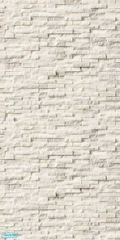 a white brick wall with no mortars on it