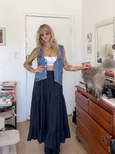 Stevie Nicks Fall Outfits, Outfits Inspired By Stevie Nicks, Fleetwood Mac Fashion, Boho Braids Outfit, Bohemian Grunge Aesthetic, Boho City Style, Fleetwood Mac Aesthetic Outfit, Stevie Nicks Style Inspiration, Sally Owens Style