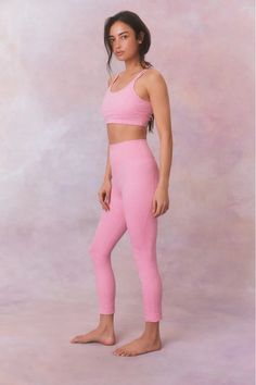 Highland High-Waisted Bow Print Active Legging- Women's Designer Luxury Activewear | LoveShackFancy Luxury Activewear, Female Pose Reference, Bow Print, Pink Sale, Interval Training, Active Leggings, Fleece Sweater, Female Poses, Sweater Sale