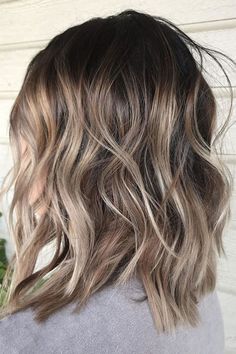 Ash Blonde Balayage, Lob Hairstyle, Frontal Hairstyles, Honey Hair, Brown To Blonde, Hair Color Balayage