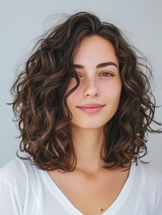 #beauty #relationships #Fashion #Outfits #nail arts #summer nails # hairstyles #celebrities hairstyles #food ideas #food Wavy Hair Inverted Bob, Mid Length Hair Curly Natural, Curly One Length Bob, Shoulder Length Permed Hair Medium Curly, 2c Curly Hair Shoulder Length, Natural 2b Hair, Shoulder Length Naturally Wavy Hair, Wavy Curly Hairstyles Medium