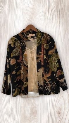 This handmade light cotton kimono jacket would look great paired with a t-shirt or camisole during the summer months and a sweater in cooler weather.  The loose sleeves are full length and are finished with a cuff.  The jacket is loose fitting and designed in one size. It will fit most UK sizes 6-14. The measurements are: Chest 120cm Sleeve 49cm Nape to hem 62cm Sizes may vary by 1-2cm due to the handmade nature of the garment.  The garment can be washed and ironed as cotton. Yellow And Green Flowers, Loose Sleeves, Cotton Kimono, Mini Cooper S, Handmade Lighting, Yellow And Green, Kimono Jacket, Cooler Weather, Summer Months