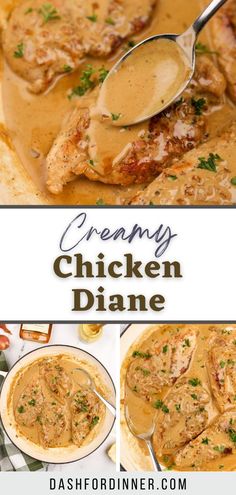 creamy chicken diane is an easy and delicious dinner that's ready in under 30 minutes