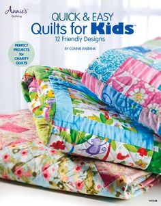 Quick & Easy Quilts for Kids: 12 Friendly Designs Quilts For Kids, Quilt Pattern Book, Childrens Quilts, Baby Quilt Patterns, Easy Quilt Patterns, Quilt Baby, Quilting For Beginners, Book Quilt, Patch Quilt