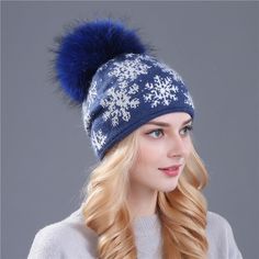 Style: Casual Material: Wool Material: Fur Gender: Women Pattern Type: Solid Department Name: Adult Material: acrylic pattern: Christmas snow Applicable : Christmas gifts season: Autumn winter Beanies Hat, Wool Hat Knit, Winter Pattern, Winter Hats For Men, Winter Knit Hats, Winter Hats Beanie, Winter Hats For Women, Hat For Women, Pink Hat