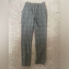 Please Note Sizing Is Off. Pants Are Likely A Size S Or M, Or Around A 4 In Pants. I Own The Same Pants In Black, Labeled Size L As Well. I Wear A 6/8 In Pants. The Black Pants Fit Perfectly, These Grey Plaid Pants I Was Unable To Zip Up. Brand New With Tags Unused Zara Jogger Waist Work Trousers In Grey Plaid Slim Cut Pant Leg Sizing Label Is Incorrect- Pants Fit Smaller Than Labeled. Size S Most Likely. Questions? Leave A Comment Below! Grey Plaid Pants, Zara Trousers, Tan Trousers, Side Zip Pants, Zara Black Dress, Cream Pants, Pink Trousers, Casual Dress Pants, Zara Jumpsuit