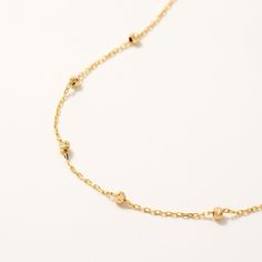 Ball chain and 14K gold necklace for women, Dainty beaded chain for daily gift, Minimalist link chain necklace for mom gift, Gift for her  This Minimalist Ball chain necklace is the perfect gift for mom.   We creating this gold Dainty beaded chain necklace you see using 14k gold. It is the perfect accessory that will suit your shine or make it feel special. It will be a unique gift that will add meaning to your precious days such as graduations, birthdays, mother's days, wedding events.  Offered Dainty Beaded Chain Necklace, Dainty Chain Necklace With Round Tiny Beads, Dainty Beaded Necklaces With Round Beads And Adjustable Chain, Delicate Beaded Necklaces With Adjustable Chain, Dainty Chain Necklace With Adjustable Chain And Round Beads, Delicate Beaded Chain Necklace With Round Beads, Gift Satellite Chain Necklace With Round Beads, Yellow Gold Beaded Necklaces With Delicate Chain, Dainty Yellow Gold Beaded Chain Necklaces