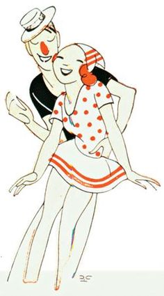 an image of a man and woman in the air with their arms around each other