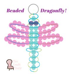 Beading dragonfly pattern Dragonfly Pattern, Diy Kandi Bracelets, Beaded Dragonfly, Beading Patterns Free