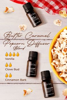 Caramel Essential Oil Blend, Fragrance Oil Recipes, Essential Oil Perfume Blends, Candle Scents Recipes, Butter Caramel, Vanilla Oil