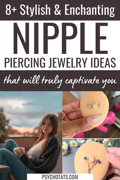 nipple piercing jewelry Piercing Jewelry Ideas, Internally Threaded Jewelry, Circular Barbell, Beaded Rings