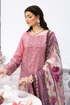 Embroidered lawn frontPlain Lawn backEmbroidered sleevesEmbroidered sleeves laceEmbroidered daman laceEmbroidered daman lace for backDigital printed chiffon dupatta 2.5 yardPlain dyed trouser Lawn Design, Designer Suit, Embroidered Sleeves, Sana Safinaz, Kids Scarf, Lawn Shirts, Chiffon Dupatta, Pakistani Designers, Shalwar Kameez