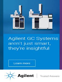 an advertisement for the agilent gc systems, which are just smart and they're