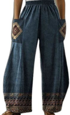 Bohemian Bottoms With Pockets For Fall, Bohemian High-waist Patchwork Bottoms, High Waist Bohemian Patchwork Bottoms, Bohemian Blue Wide Leg Pants With Pockets, Bohemian Blue Pants For Fall, Non-stretch Bohemian Wide Leg Pants With Pockets, Overalls 90s, Overalls Plus Size, High Waist Wide Leg Pants