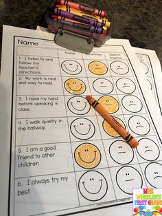 a printable worksheet with pencils and crayon markers on it