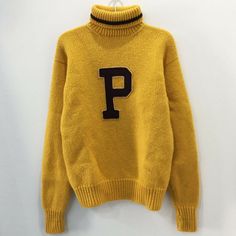 ＊Shipping will take about 1 week from Japan (FedEx Priority) ＊We do combined shipping ＊LOW OFFER NO REPLY SIZE M NICE USED CONDITION MINOR FLAW (sleeve) Length 25 inch Width  19 inch Ralph Lauren Turtleneck, Preppy Fashion, Sweater Polo, Polo Men, Man Style, Red Sweater, Yellow Sweater, Angelina Jolie, Fashion Killa