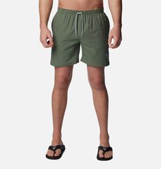 Long days in the sun call for UPF 50 swim shorts that block harsh rays. Stain-releasing fabric repels moisture, so you stay clean and dry all day, no matter where your adventures take you. Green Beach Season Shorts For Outdoor, Green Shorts For Beach Season Outdoor Activities, Green Shorts For Beach Season Outdoor, Green Short Swim Trunks For Outdoor Activities, Summer Swim Trunks For Outdoor Activities, Green Swimwear For Outdoor Beach Season, Lightweight Short Swim Trunks For Outdoor, Green Swimwear For Beach Season, Outdoor Green Nylon Swim Trunks