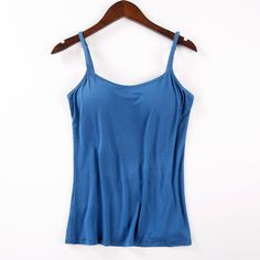 Women Summer Padded Tank Top Soft Casual Bra Ladies Spaghetti Cami Top Vest Female Camisole With Cheap Casual Sleeveless Camisole, Cheap Sleeveless Camisole, Cheap Sleeveless Elastane Camisole, Cheap Sleeveless Sleep Camisole, Cheap Cotton Camisole For Women, Cheap Sleeveless Camisole For Sleep, Cheap Women's Camisole, Cheap Spring Camisole Bra, Cheap Women's Camisole Tops