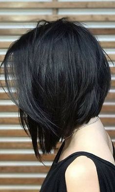 Asymmetrical Bob Haircuts, Straight Hair Cuts, Bob Hairstyles For Fine Hair, Short Straight Hair, Short Bob Haircuts, Long Bob Hairstyles, Penteado Cabelo Curto, Haircuts For Fine Hair