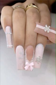 #egirl + #pfp + #hk + #cutenails Elegant Winter Acrylic Nails, Nagel Tips, Classy Acrylic Nails, Pretty Gel Nails, Christmas Nails Acrylic