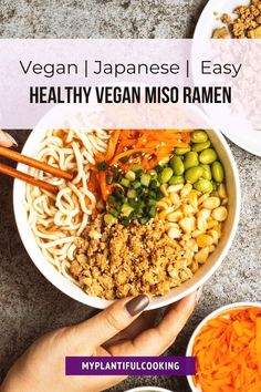 vegan japanese easy healthy vegan miso ramen